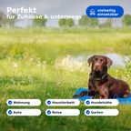 Kühlmatte für Hunde und Katzen 90 × 50 cm, selbstkühlend ohne Strom, wiederverwendbare Haustiermatte für Auto & Zuhause