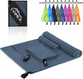 Pameil Mikrofaser Handtuch 3er Set Reisehandtuch Fitness Sauna Strand Yoga