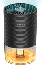 Conopu Luftentfeuchter 300ml/Tag elektrisch leise energiesparend für Räume bis 15 m² mit Nachtlicht 7 Farben Auto Abschaltung 600ml Tank