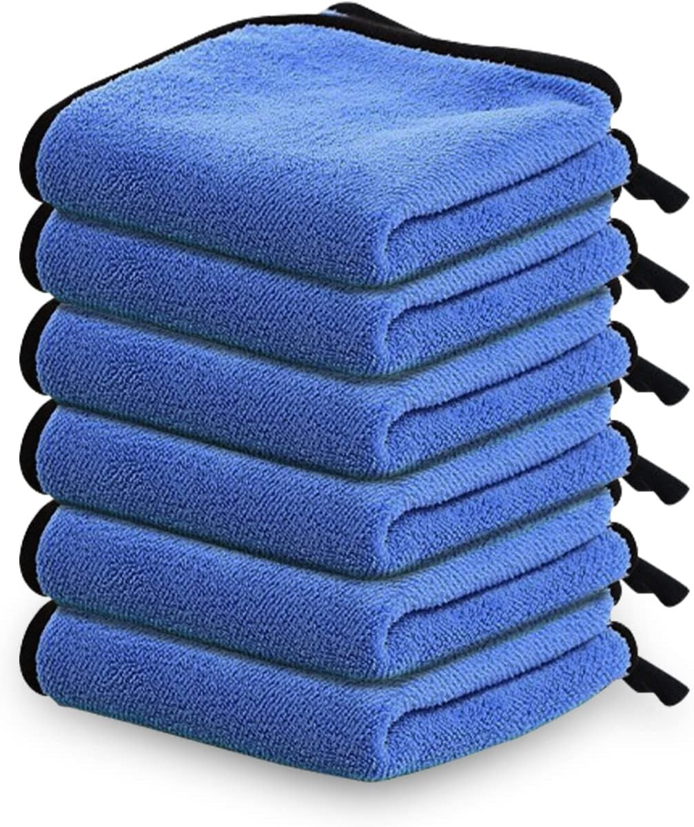 Mikrofasertuch Poliertuch Trockentuch 6 Stück 400 GSM 60x40 Auto lackschonend