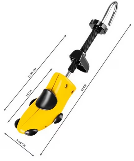Stretch Schuhspanner 40–47 verstellbar, Schuhdehner Set für enge Schuhe, ABS & Eisen mit Dehnspitzen für Ballenzehen und Druckstellen