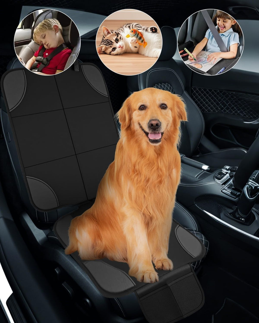 Autositz Auflage Sitzschoner Schutzunterlage Kindersitz Auto wasserdicht 2er Set