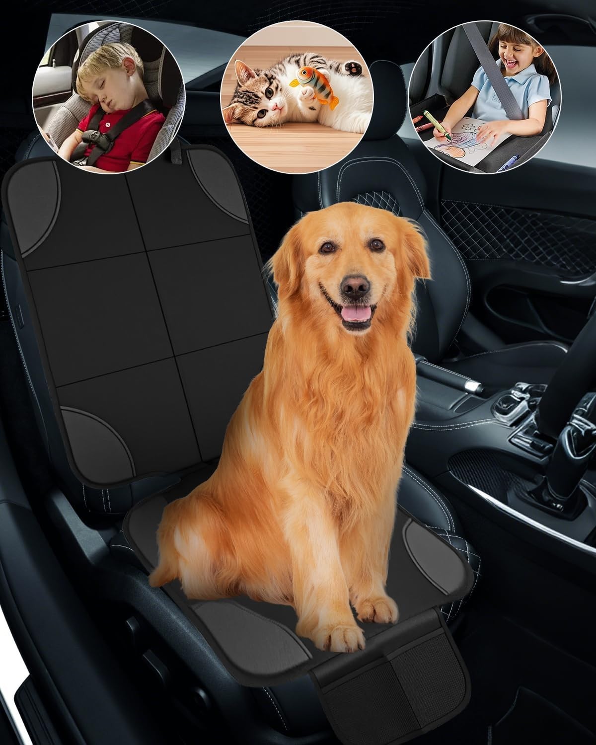 Autositz Auflage Sitzschoner Schutzunterlage Kindersitz Auto wasserdicht 2er Set
