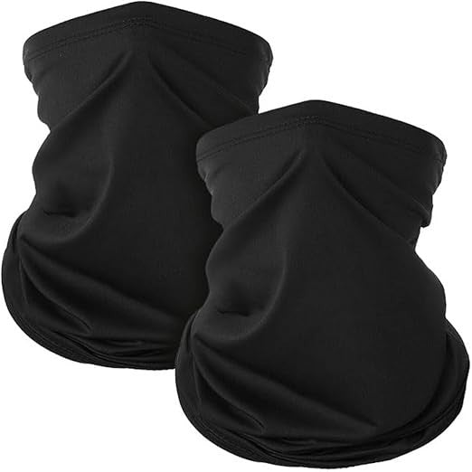 Rseuphiee Multifunktionstuch 2 Stück, Schlauchschal Bandana 45 x 24,5 cm für Damen & Herren, atmungsaktiv, elastisch & schnelltrocknend für Sport, Outdoor und Reisen