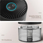 Conopu Luftentfeuchter 300ml/Tag elektrisch leise energiesparend für Räume bis 15 m² mit Nachtlicht 7 Farben Auto Abschaltung 600ml Tank