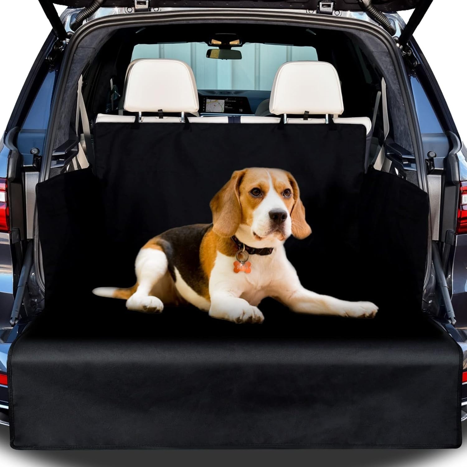 Kofferraum Schutzmatte Kofferraumschutz Hund Auto Rutschfest mit Seitenschutz