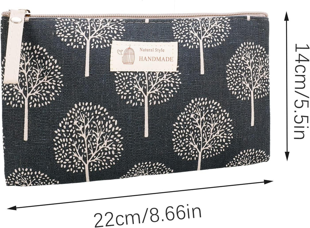 Kosmetiktasche Set Reise Waschtasche Make up Tasche Organizer Canvas 3er Set