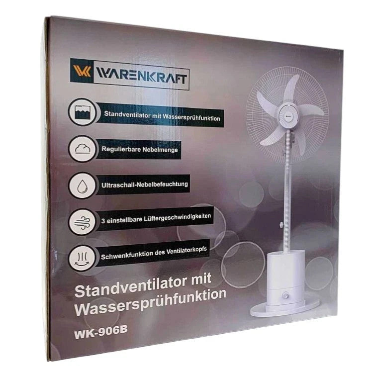 Standventilator Wassersprühfunktion Sprühnebel Ventilator Luftbefeuchter Nebel