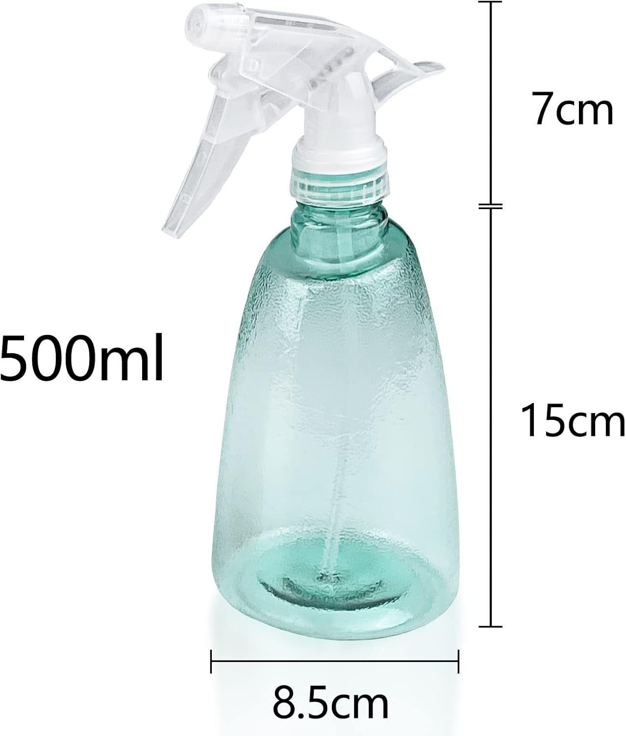 3x Sprühflasche 500ml Pflanzen Zerstäuber Leerflasche transparent Sprayer Blumen
