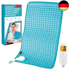 Comfytemp Heizkissen K9061 für Rücken Nacken Schultern Bauch, 30x60 cm, 9 Heizstufen, Timer 10–90 Min, Überhitzungsschutz, Abschaltautomatik, weiches Flanell