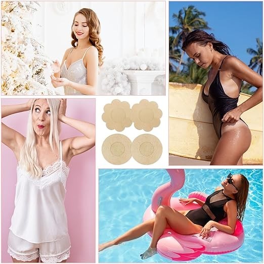 Nippelpads Damen 60 Stück Einweg Nippelabdeckung selbstklebend unsichtbar