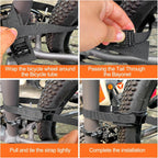 Spanngurte kurz 2er Set 40 cm Nylon Befestigungsriemen mit Schnappverschluss aus Zinklegierung kratzschonend witterungsbeständig für Fahrrad Motorrad Sackkarre Transport