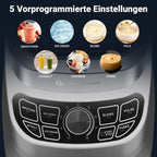 AMZCHEF Standmixer Hochleistungsmixer 8 Einstellbare Geschwindigkeiten 1800W