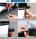 Butylrundschnur 9,5 mm x 5 m selbstklebend Dichtband wasserdicht UV beständig für Auto Fenster Türen Innen und Außen