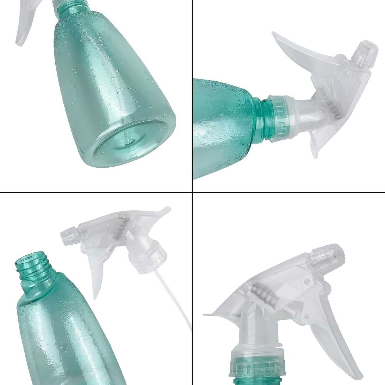 3x Sprühflasche 500ml Pflanzen Zerstäuber Leerflasche transparent Sprayer Blumen
