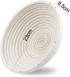 Gärkorb rund Rattan 23 cm Brotgärkorb Brotkorb für Sauerteig Brotbacken Banneton