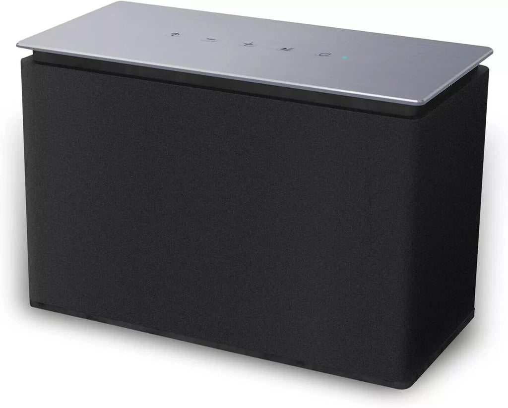 DYON Area S Multiroom Lautsprecher WLAN Bluetooth mit App Steuerung, 10 W RMS Akku Speaker für Spotify TuneIn Internetradio, kabellos für Innen und Außen