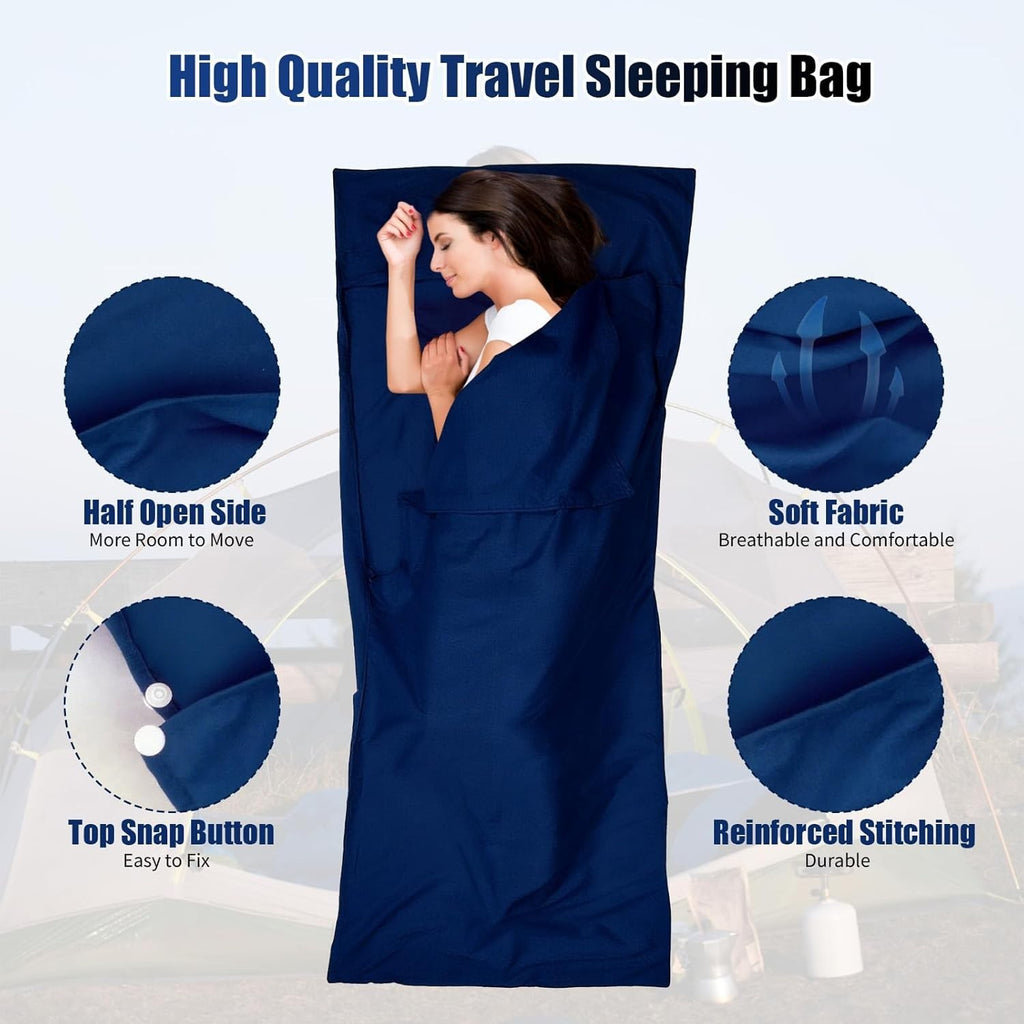 Schlafsack Reiseschlafsack Hüttenschlafsack Sommerschlafsack Travel Sheet 90x220