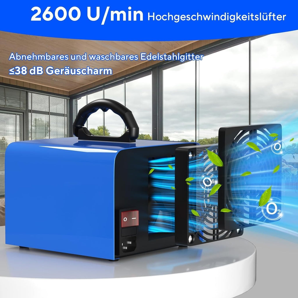 Ozon Generator 65000 mg/h Ozonisator O3 Gerät Luftreiniger Geruchsentferner 300m