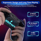 Wireless Controller for Nintendo Switch OLED Lite & PC, Wireless with Gyroscope, Turbo Function, Dual Vibration, Wake-up Function, and 8 Hours Battery Life