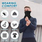 Multifunktionstuch 2 Stück, Schlauchschal Bandana 45 x 24,5 cm für Damen & Herren, atmungsaktiv, elastisch & schnelltrocknend für Sport, Outdoor und Reisen
