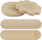 Nippelabdeckungen Damen 60 Stück selbstklebend, unsichtbare Einweg Nippel Patches, atmungsaktiver Vliesstoff, rund & Blumenform, matt für Kleider, Tops, Bademode & rückenfreie Outfits