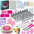 Torten Backset 234 teilig Tortenplatte drehbar Backzubehör Drehteller für Torte