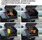 Trunk Protector Mat with Sides, Waterproof, 185 × 104 × 33 cm, Trunk Liner for Dogs, Universal Car Protection