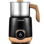 AMZCHEF Milchaufschäumer elektrisch 600 ml 8 in 1 Multifunktion mit Induktionserwärmung OLED Display 550 W für heißen und kalten Milchschaum Cappuccino Latte Macchiato MMF-9117