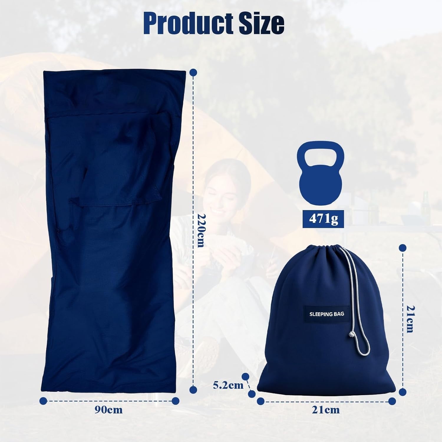 Schlafsack Reiseschlafsack Hüttenschlafsack Sommerschlafsack Travel Sheet 90x220