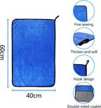 Gvolatee Microfiber Towels for Car, 6 Pack, 400 GSM, Absorbent Polishing Cloths 60 × 40 cm, Soft Paint-Friendly Drying Towels, Lint-Free Cleaning Cloths for Car Care, Motorcycle, Glass & Household