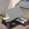 Sonnensegel 2 x 3 m rechteckig wasserfest UV-Schutz Reißfestes Polyester Garten