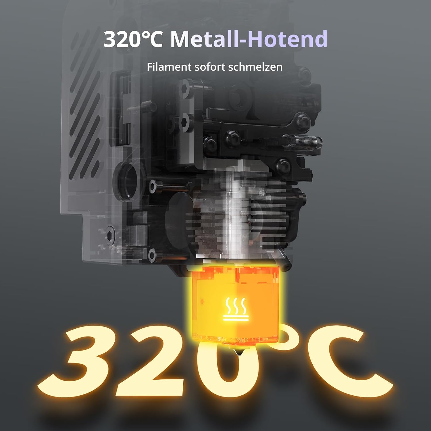 Anycubic Kobra S1 3D-Drucker CoreXY 600 mm/s Vierfarbdruck 320°C Hotend automatische Nivellierung Druckvolumen 250x250x250 mm