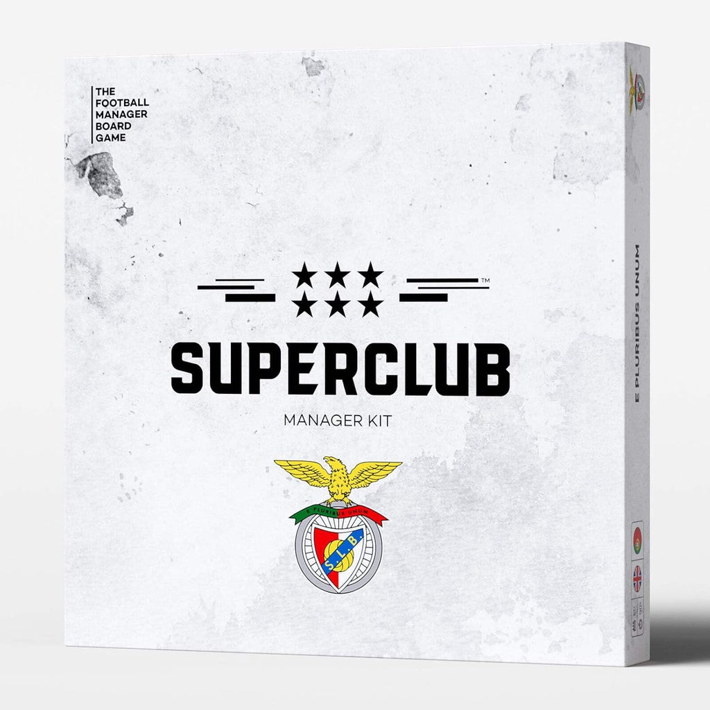 Superclub SL Benfica Manager Kit Fussball Manager Brettspiel Erweiterung für 5. Mitspieler ENG POR
