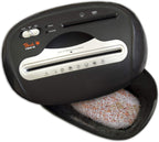 Peach PS500-40 Aktenvernichter P-4 Kreuzschnitt 12 Blatt für CDs Kreditkarten 21L Behälter Start Stopp Automatik Homeoffice Büro
