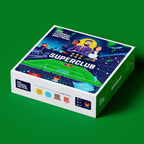 Superclub Fußballmanager Brettspiel Grundspiel für 2-4 Spieler ab 12 Jahren analoges Fußball Managerspiel ohne Bildschirm für Freunde und Familie