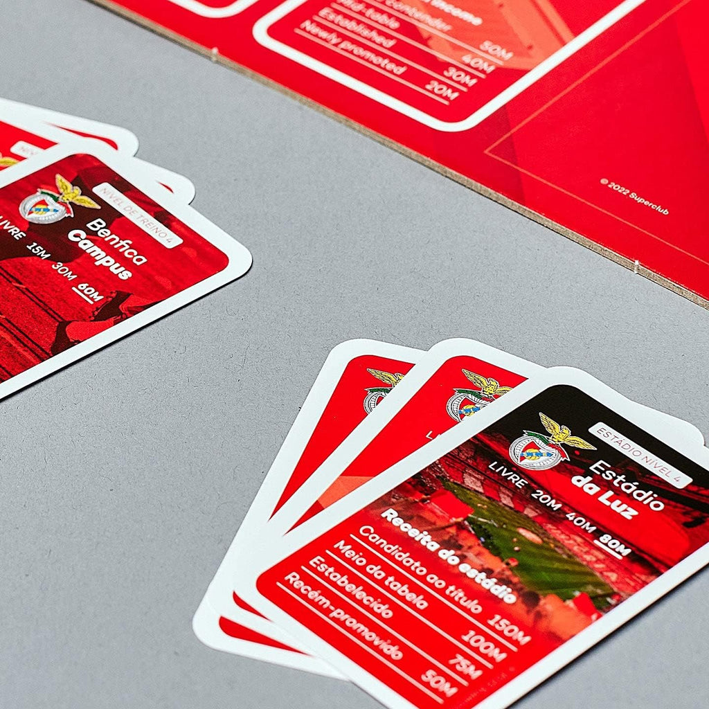 Superclub SL Benfica Manager Kit Fussball Manager Brettspiel Erweiterung für 5. Mitspieler ENG POR
