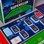 Superclub Fußballmanager Brettspiel Grundspiel für 2-4 Spieler ab 12 Jahren analoges Fußball Managerspiel ohne Bildschirm für Freunde und Familie