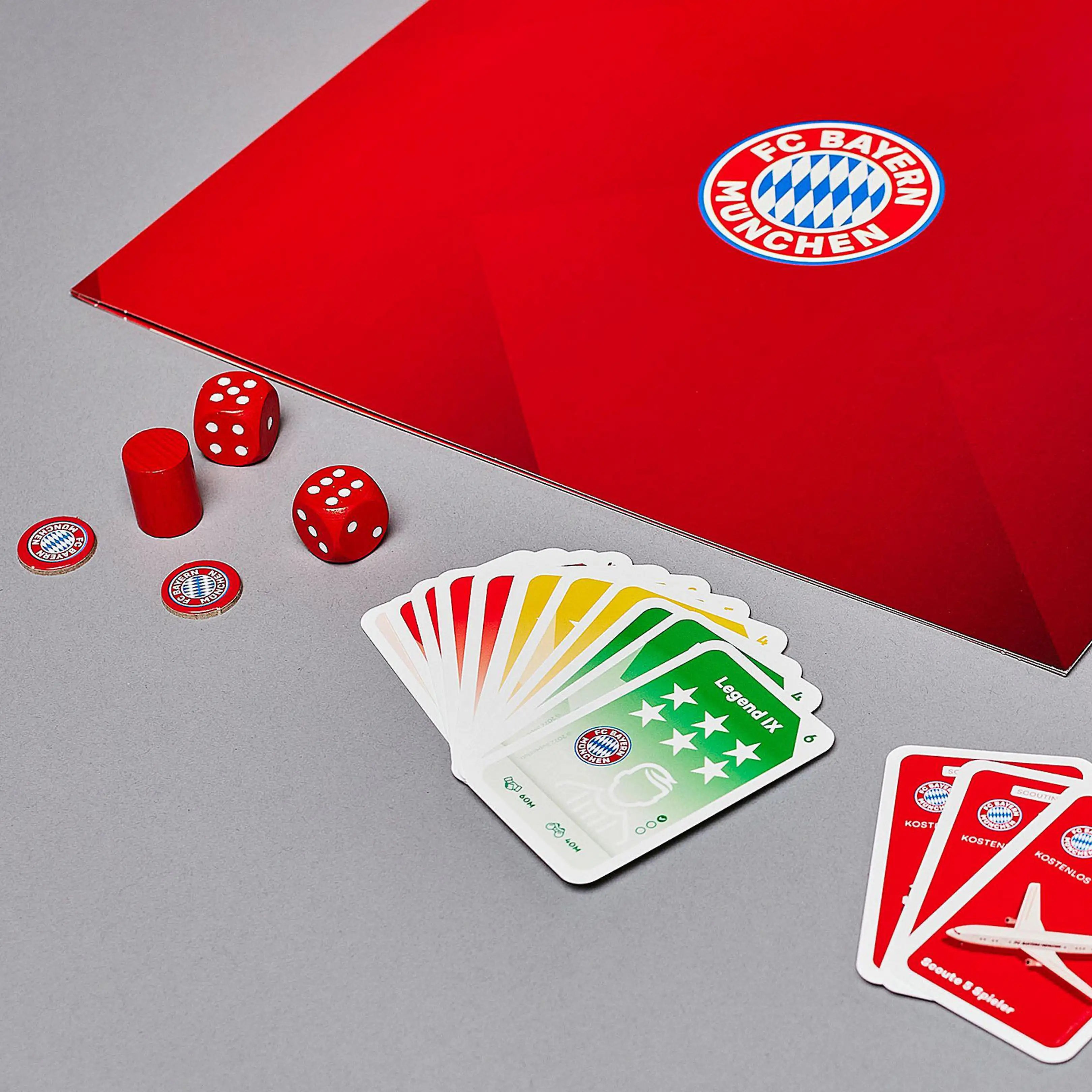 Superclub FC Bayern München Manager Kit Erweiterung Fußballmanager Brettspiel für 2-5 Spieler ab 12 Jahren zweisprachig Deutsch Englisch