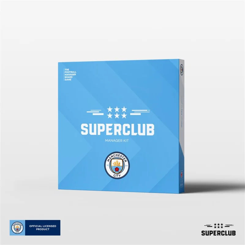 Superclub Manchester City Manager-Kit Erweiterung Brettspiel Englisch Fußball Manager Fan Set