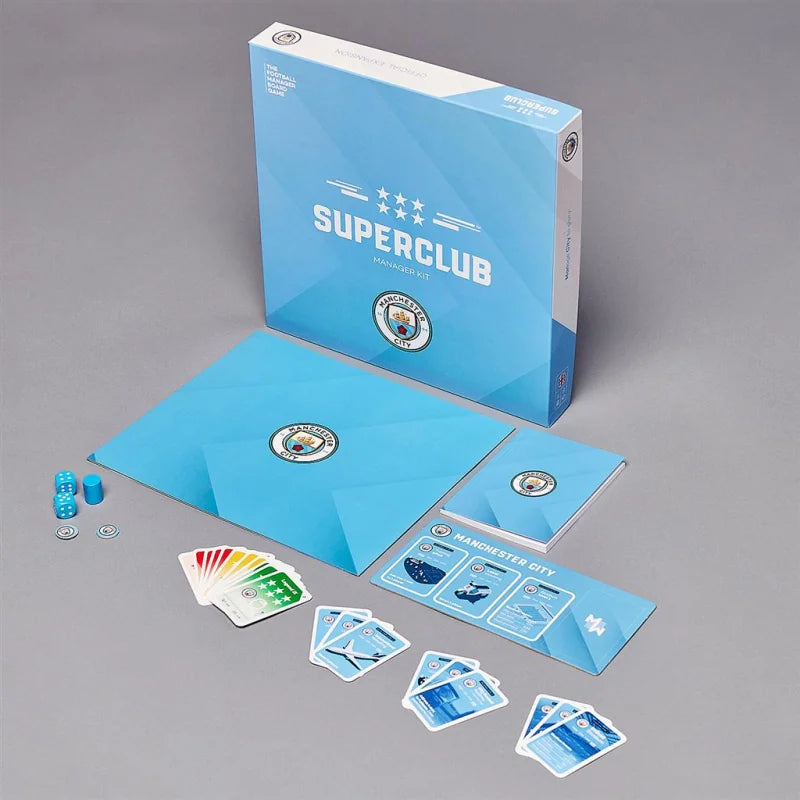 Superclub Manchester City Manager-Kit Erweiterung Brettspiel Englisch Fußball Manager Fan Set