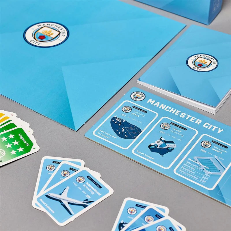 Superclub Manchester City Manager-Kit Erweiterung Brettspiel Englisch Fußball Manager Fan Set